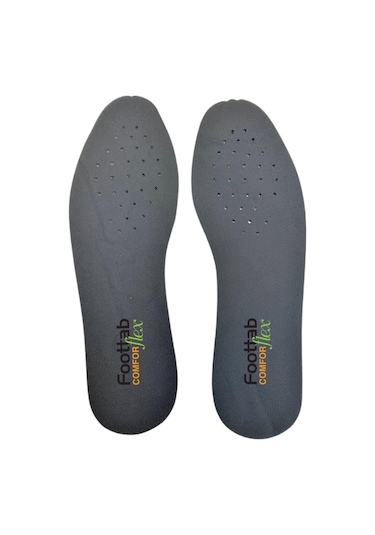 Foottab Extra Anatomik Ayakkabı İçi Deri Tabanlık - Siyah