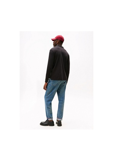 Tommy Hilfiger Mw0mw37317 Liquid Cotton Erkek Polo Tişört Siyah