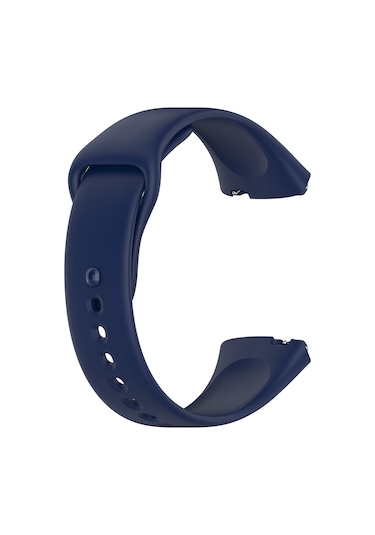 Ekılıf - Xiaomi Redmi Watch 3 Active Uyumlu - Kordon Klasik Silikon Kordon - Kırmızı