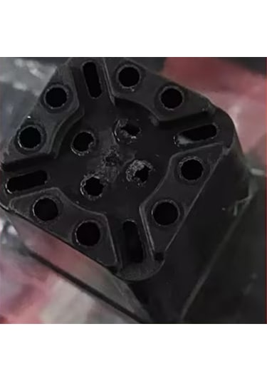 100 Adet Bitki Tek Kullanımlık Çiçek Saksısı Küçük Siyah Kare Kesme Fide Plastik Kare Saksı