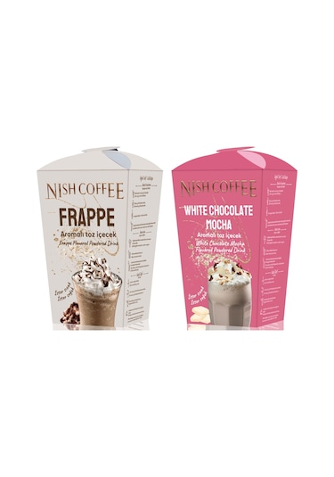 Nish Frappe, White Chocolate Mocha Aromalı Toz İçecek 2 Li Set 2x250 Gr 250 G