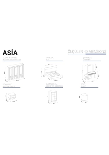 Asia Yatak Odası