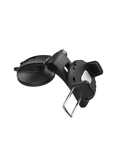 Araba Elmas Vantuz Cep Telefonu Tutucu Siyah