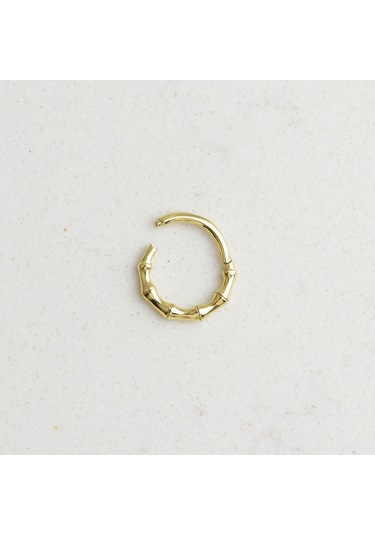 Glorria Altın Burgu Halka Piercing Sarı