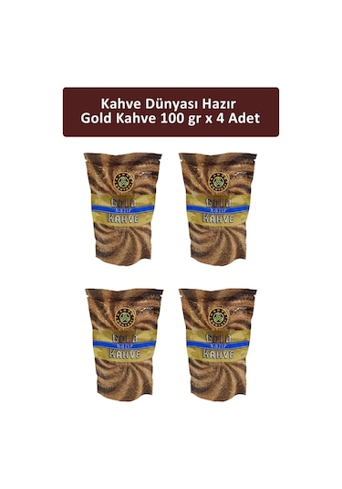 Kahve Dünyası Gold Hazır Kahve 4 x 100 G