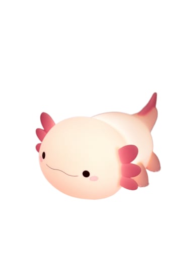 Altıgen Dinozor Pat Işık Gece Lambası Pembe