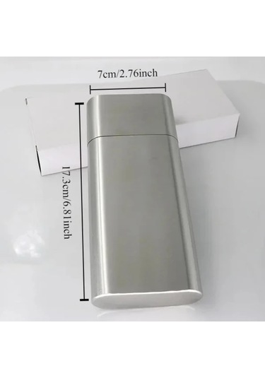 Elmpaly Brushed Funnelli 2si 1 Arada Puro Kılıfı Seyahat Cep Nemi Saklama Kutusu