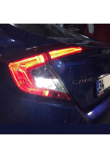 Fardoktoru Honda Civic Fc5 Led Geri Vites Ampulü W16W T15 Beyaz