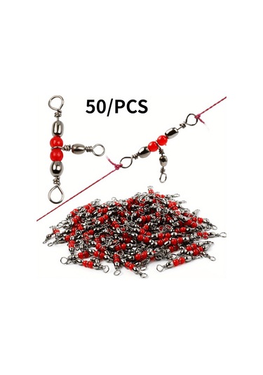 50 Parça Pirinç Varil Döner Fırdöndüler, Dolaşmayan Balıkçılık İçin 3 Yollu Balıkçılık Fırdöndüler