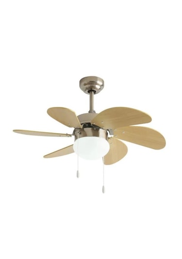 Dlc Mistral Bakır Motor 76cm Tavan Vantilatörü Gümüş