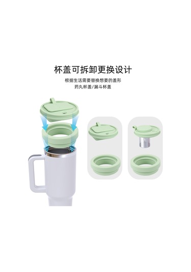 Stanley Aksesuarlar 40oz Silikon Kahve Kapağı Yeşil