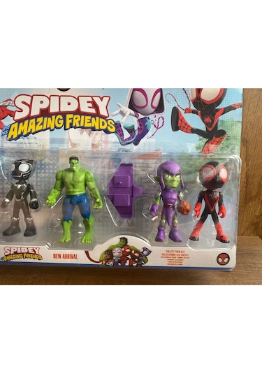 Spiderman Spidey Ve Arkadaşları 6'lı Figür Set Oyuncak Spiderman Figür 6lı Set
