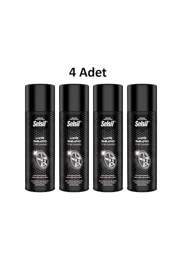 Selsil Lastik Parlatıcı 500 Ml 4 Adet