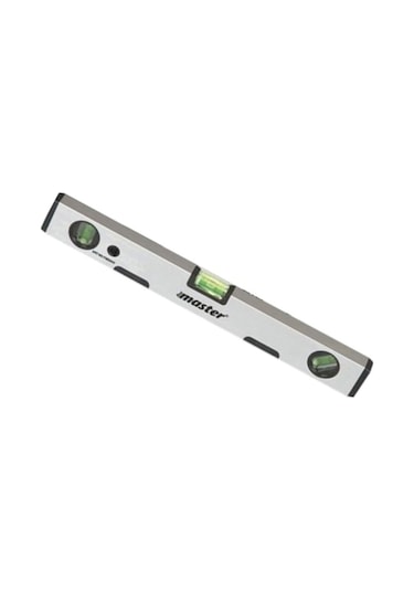 First Master Mıknatıslı Su Terazisi Gri Gövde 60 Cm