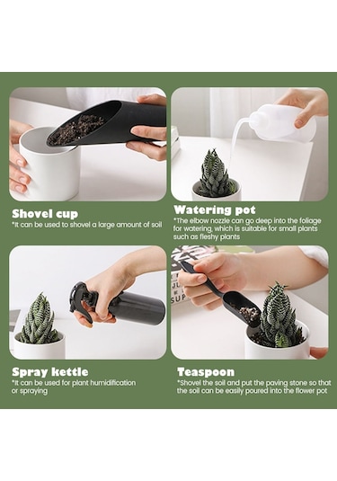 Sones 15 Adet / Set Sukulent Bitki Bahçe Aletleri Seti İç Mekan Yetiştirme Çıkarma Saksıları Bahçecilik Kitleri