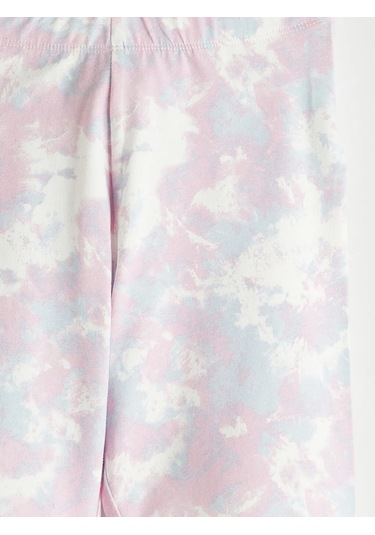 Lc Waikiki Karışık Batik Desenli Kız Çocuk Tayt