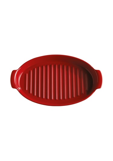 Emile Henry Balık/buğlama/fırın Kabı Oval 2.2 L Kırmızı/burgundy -348443 - Kırmızı/burgundy Kırmızı