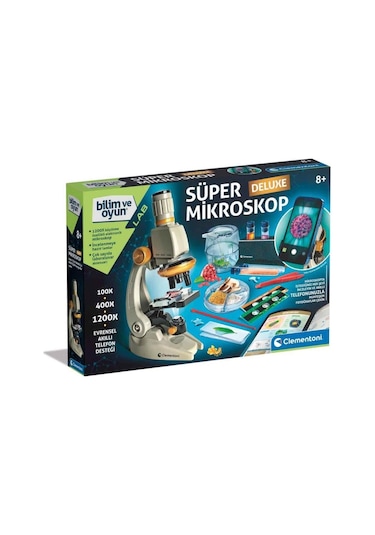 Clementoni Bilim ve Oyun Süper Mikroskop 64473