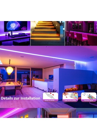 Parlak Ve Çok Yönlü 20m Led Şerit - Beyaz Diğer