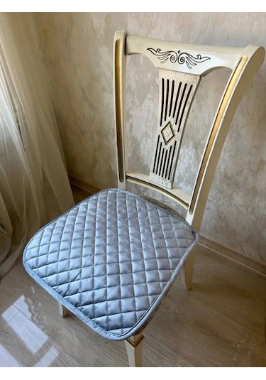 Jansu Home Tekstil' Bağcıklı Sandalye Minderi 144111324 Açık Gri