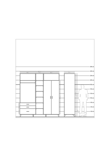Kronos Dolap 10 Raflı 3 Çekmeceli 2 Askılı 220x59x243 Antrasit-antrasit/antrasit Antrasıt/antrasıt Kronos Dolap 10 Raflı 3 Çekmeceli 2 Askılı 220x59x243 Antrasit-antrasit/antrasit Antrasıt/antrasıt