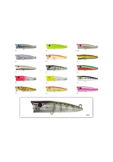 Zipbaits Popper 68mm Su Üstü Poping 8.3gr Maket Balık 493