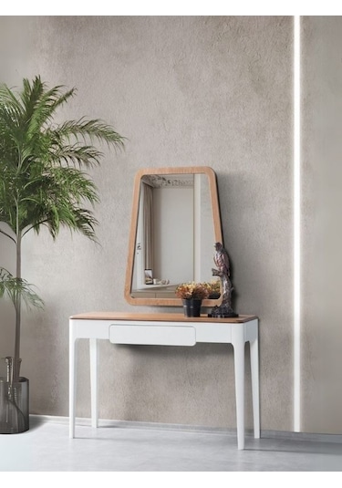 Soft Ceviz Modern Dresuar Beyaz