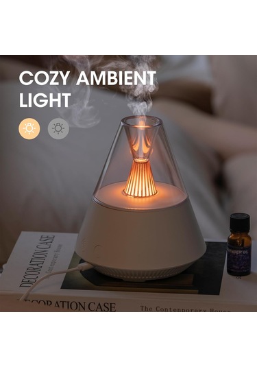 Yatak Odası, Ev, Ofis, Masa, Serin Sis Kokusu Aroma Difüzör İçin Ortam Gece Işığı, Usb Güçlendirilmiş, Sessiz Çalışma Otomatik Olarak, Tek Kişilik Oda İçin Püskürtme