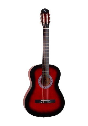 Angel Acg100-Rds 4/4 Kırmızı Klasik Gitar