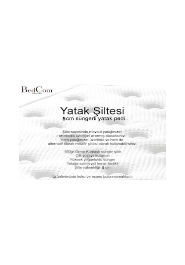 Artex Artex 5Cm Sünger Şilte 120X200 50Dns Ped Yatak Şiltesi Pedi