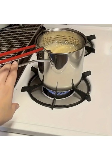 Brightnova Paslanmaz Çelik Derin Yağsız Kızartma Makinesi Ve Kızartma Sepeti İle Dayanıklı Kolay Temizlenebilir Ev Mutfak Eşyası