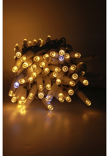 2M Saçak Led 144 Ledli 16 Saçaklı Eklenebilir IP65 Dış Mekan Gün Işığı Beyaz Flaşlı Led Işık Yılbaşı Süsü Ev Süsleme