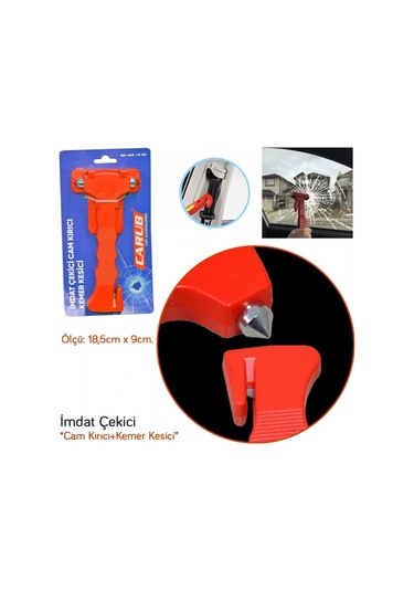 Carub Oto İmdat Çekici Cam Kırıcı +kemer Kesici