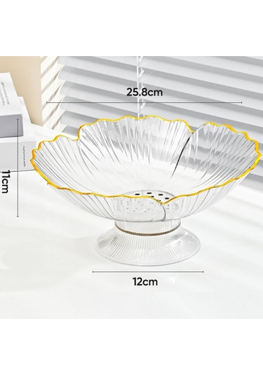 Suntek Ev Masa Tezgahı Beyaz Için Tahliye Delikli Meyve Kasesi