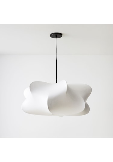 Qdec Japon İpek Avize Kolye 48 Cm Beyaz