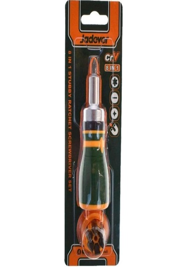 Jadever 8'i 1 Arada Cırcırlı Tornavida Seti, Çok Fonksiyonlu El Aleti, Jdss8608