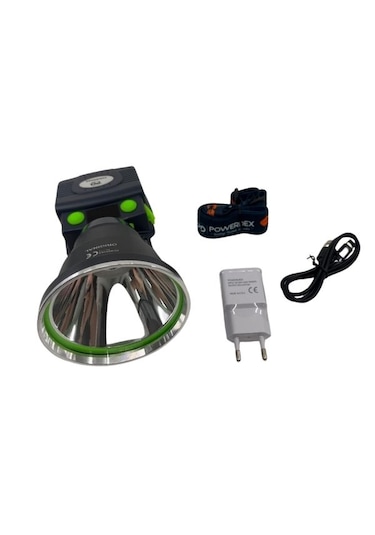 Powerdex Pd-1772 Kafa Feneri Siyah - Yeşil