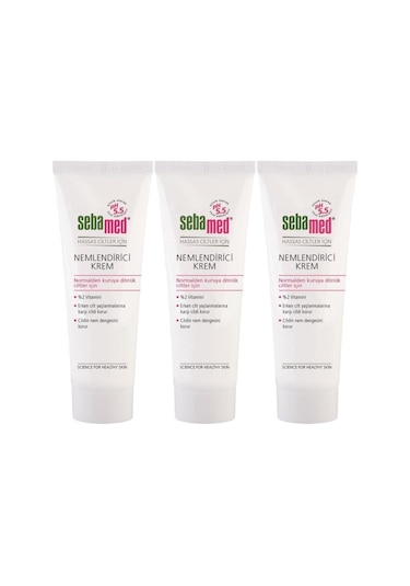Sebamed Nemlendirici Krem Tüp 50ml Günlük Kullanım 3 Lü Set