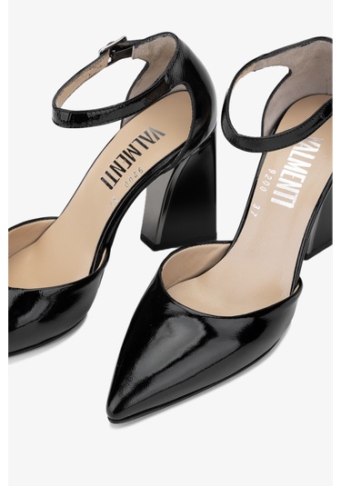 Valmenti Cielokadın Sıyah Krsk Rgn Hakiki Deri Topuklu Ayakkabı 33 9201 Bn Sndlt Y24 Siyah Rugan