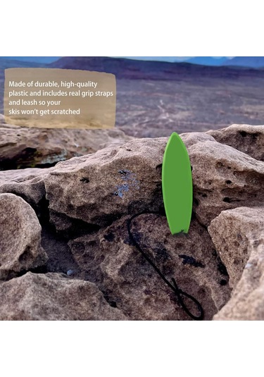 Samdoo Ahşap Mini Parmak Sörf Tahtası Oyuncağı - 4 Adet Set İle Evde Sörf Deneyimi