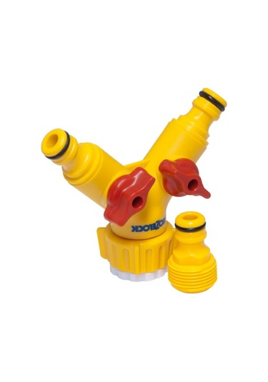 Hozelock 2256H Çift Musluk Konnektörü