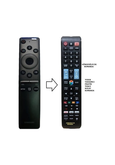 Samsung Uyumlu 50Tu8500 4K Smart Led Tv Yedek Kumandası