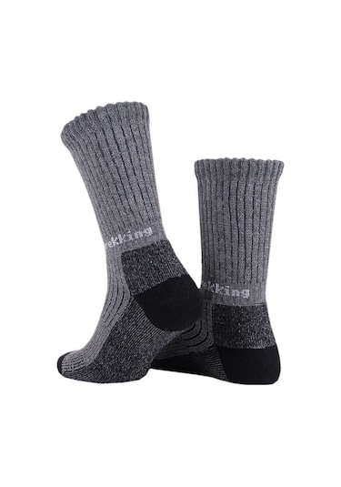 Thermoform Unisex Trekking Yürüyüş Çorabı Antrasit