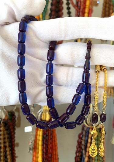 Tesbihci Mavi Mürdüm Ateş Kehribar Tesbih