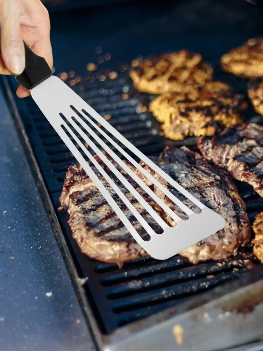 Teamfar Metal Çelik Mutfak Bıçağı, Krepler İçin 90179751 Siyah