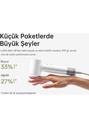 Laifen Mini Saç Kurutma Makinesi - Beyaz