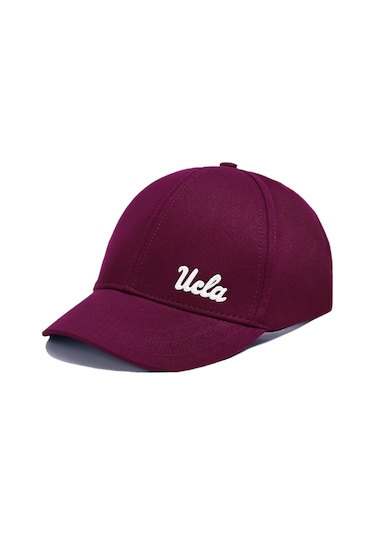 Ucla Jenner Bordo Baseball Cap Nakışlı - Unisex Şapka Bordo