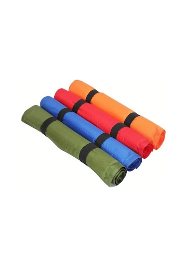 Elmpaly Feelnature Portatif Otomatik Şişme Yastık Yarı Dikdörtgen Kampçılık Seyahat Turuncu Turuncu