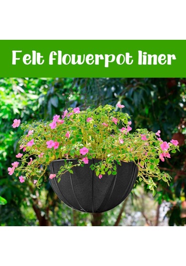 Suntek 2x Saksı Sepeti Astarı Tekrar Kullanılabilir Asılı