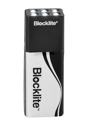 Dofolink 6 Led Işıklı 9v Fener, 2 Modlu Yüksek/düşük , 10-20m Aydınlatma, 2 Adet, Siyah Siyah